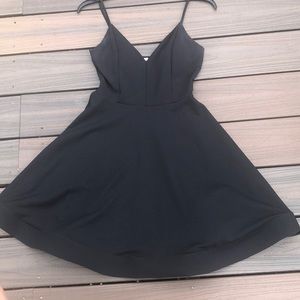 Black cocktail dress